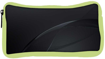 

Snoogg Eco Friendly Canvas Dark Black Color Design Designer Student Pen Pencil Case Coin Purse Pouch Cosmetic Makeup Bag (GREEN) Pouch(Multicolor)