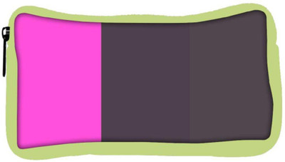 

Snoogg Eco Friendly Canvas Multicolor Pattern Designer Student Pen Pencil Case Coin Purse Pouch Cosmetic Makeup Bag (GREEN) Pouch(Multicolor)