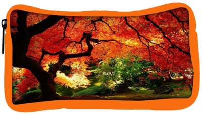 

Snoogg Eco Friendly Canvas Red Leaves In Trees Designer Student Pen Pencil Case Coin Purse Pouch Cosmetic Makeup Bag (ORANGE) Pouch(Multicolor)