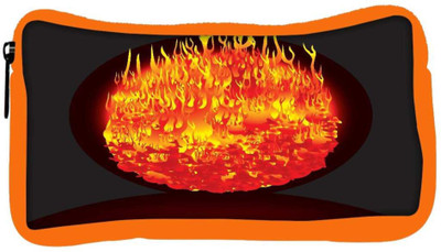 

Snoogg Eco Friendly Canvas Burning Planet Vector Student Pen Pencil Case Coin Purse Pouch Cosmetic Makeup Bag (ORANGE) Pouch(Multicolor)