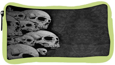 

Snoogg Eco Friendly Canvas Dark Skull Death Student Pen Pencil Case Coin Purse Pouch Cosmetic Makeup Bag (GREEN) Pouch(Multicolor)