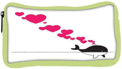 

Snoogg Eco Friendly Canvas Abstract Illustration Of Whale With Hearts Student Pen Pencil Case Coin Purse Pouch Cosmetic Makeup Bag (GREEN) Pouch(Multicolor)