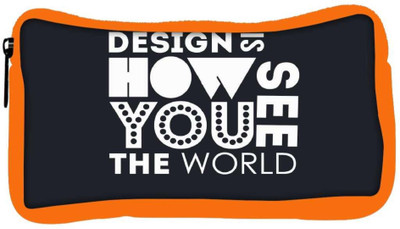 

Snoogg Eco Friendly Canvas Design Is How You See The World Designer Student Pen Pencil Case Coin Purse Pouch Cosmetic Makeup Bag (ORANGE) Pouch(Multicolor)