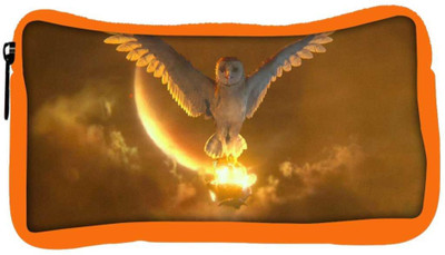 

Snoogg Eco Friendly Canvas Owls Guardians Designer Student Pen Pencil Case Coin Purse Pouch Cosmetic Makeup Bag (ORANGE) Pouch(Multicolor)
