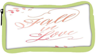 

Snoogg Eco Friendly Canvas Fall In Love Designer Student Pen Pencil Case Coin Purse Pouch Cosmetic Makeup Bag (GREEN) Pouch(Multicolor)