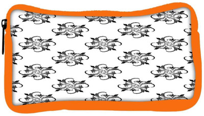 

Snoogg Eco Friendly Canvas Awesum Pattern Designer Student Pen Pencil Case Coin Purse Pouch Cosmetic Makeup Bag (ORANGE) Pouch(Multicolor)