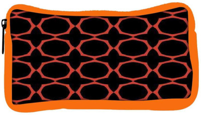 

Snoogg Eco Friendly Canvas Ornage In Black Designer Student Pen Pencil Case Coin Purse Pouch Cosmetic Makeup Bag (ORANGE) Pouch(Multicolor)