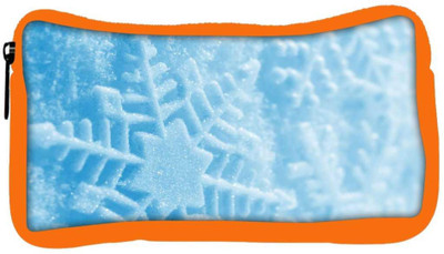 

Snoogg Eco Friendly Canvas Blue Xmas Designer Student Pen Pencil Case Coin Purse Pouch Cosmetic Makeup Bag (ORANGE) Pouch(Multicolor)