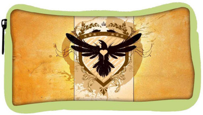 

Snoogg Eco Friendly Canvas Coat Of Arms With The Bird Designer Student Pen Pencil Case Coin Purse Pouch Cosmetic Makeup Bag (GREEN) Pouch(Multicolor)