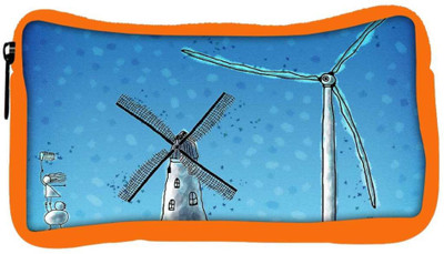 

Snoogg Eco Friendly Canvas Windmill Designer Student Pen Pencil Case Coin Purse Pouch Cosmetic Makeup Bag (ORANGE) Pouch(Multicolor)