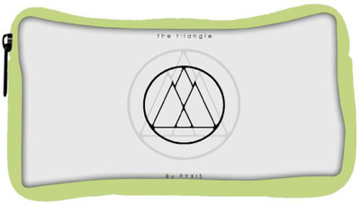 

Snoogg Eco Friendly Canvas The Triangle Minimalistic Designer Student Pen Pencil Case Coin Purse Pouch Cosmetic Makeup Bag (GREEN) Pouch(Multicolor)
