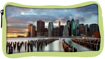 

Snoogg Eco Friendly Canvas Manhattan World Designer Student Pen Pencil Case Coin Purse Pouch Cosmetic Makeup Bag (GREEN) Pouch(Multicolor)