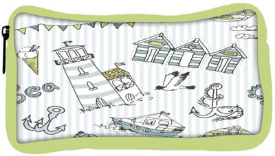 

Snoogg Eco Friendly Canvas Lite Blue Beach Side Designer Student Pen Pencil Case Coin Purse Pouch Cosmetic Makeup Bag (GREEN) Pouch(Multicolor)