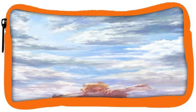 

Snoogg Eco Friendly Canvas Baby Sky Girl Sky Bird Designer Student Pen Pencil Case Coin Purse Pouch Cosmetic Makeup Bag (ORANGE) Pouch(Multicolor)