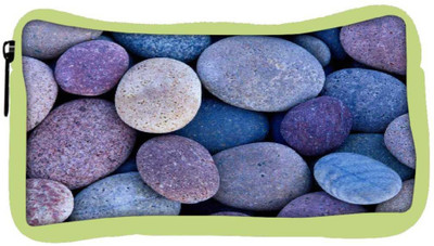 

Snoogg Eco Friendly Canvas Pebble Stone Beach Student Pen Pencil Case Coin Purse Pouch Cosmetic Makeup Bag (GREEN) Pouch(Multicolor)