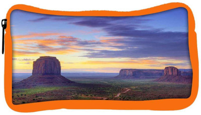 

Snoogg Eco Friendly Canvas Mountains At Evening Designer Student Pen Pencil Case Coin Purse Pouch Cosmetic Makeup Bag (ORANGE) Pouch(Multicolor)