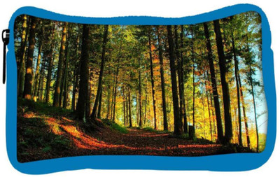 

Snoogg Eco Friendly Canvas Blossom Forest Designer Student Pen Pencil Case Coin Purse Pouch Cosmetic Makeup Bag (BLUE) Pouch(Multicolor)