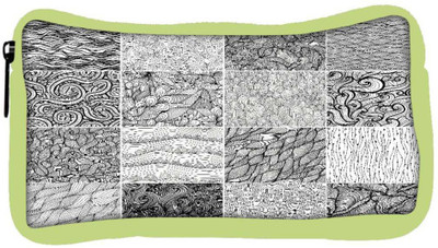 

Snoogg Eco Friendly Canvas Set 3 Sixteen Black And White Wave Patterns Seamlessly Tilingseamless Pat Student Pen Pencil Case Coin Purse Pouch Cosmetic Makeup Bag (GREEN) Pouch(Multicolor)
