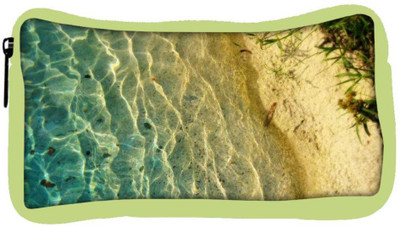 

Snoogg Eco Friendly Canvas Clear Sea Beach Designer Student Pen Pencil Case Coin Purse Pouch Cosmetic Makeup Bag (GREEN) Pouch(Multicolor)