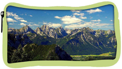 

Snoogg Eco Friendly Canvas Mountains Designer Student Pen Pencil Case Coin Purse Pouch Cosmetic Makeup Bag (GREEN) Pouch(Multicolor)