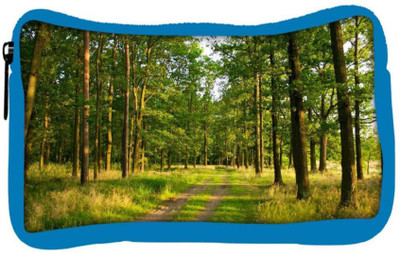

Snoogg Eco Friendly Canvas Greeny Forest Designer Student Pen Pencil Case Coin Purse Pouch Cosmetic Makeup Bag (BLUE) Pouch(Multicolor)
