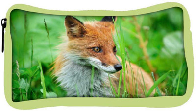 

Snoogg Eco Friendly Canvas Small Fox Designer Student Pen Pencil Case Coin Purse Pouch Cosmetic Makeup Bag (GREEN) Pouch(Multicolor)