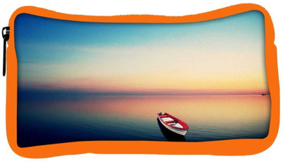 

Snoogg Eco Friendly Canvas Empty Boat Under The Dusk Sky Designer Student Pen Pencil Case Coin Purse Pouch Cosmetic Makeup Bag (ORANGE) Pouch(Multicolor)