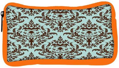 

Snoogg Eco Friendly Canvas Lite Blue Pattern Designer Student Pen Pencil Case Coin Purse Pouch Cosmetic Makeup Bag (ORANGE) Pouch(Multicolor)