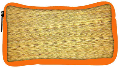

Snoogg Eco Friendly Canvas Bamboo Mat Background Student Pen Pencil Case Coin Purse Pouch Cosmetic Makeup Bag (ORANGE) Pouch(Multicolor)