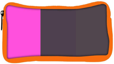 

Snoogg Eco Friendly Canvas Multicolor Pattern Designer Student Pen Pencil Case Coin Purse Pouch Cosmetic Makeup Bag (ORANGE) Pouch(Multicolor)