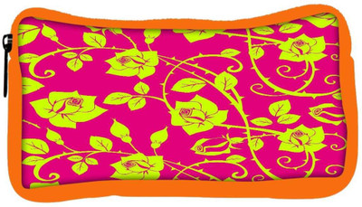 

Snoogg Eco Friendly Canvas Yellow Roses Leaves Designer Student Pen Pencil Case Coin Purse Pouch Cosmetic Makeup Bag (ORANGE) Pouch(Multicolor)
