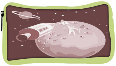 

Snoogg Eco Friendly Canvas Astronaut Landing On Moon Retro Student Pen Pencil Case Coin Purse Pouch Cosmetic Makeup Bag (GREEN) Pouch(Multicolor)