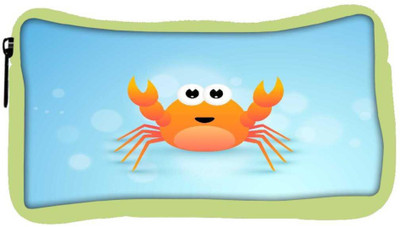 

Snoogg Eco Friendly Canvas Cute Cartoon Of Crab Student Pen Pencil Case Coin Purse Pouch Cosmetic Makeup Bag (GREEN) Pouch(Multicolor)