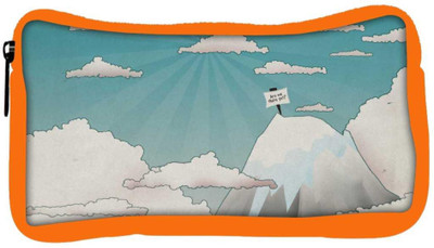 

Snoogg Eco Friendly Canvas Are We There Yet Designer Student Pen Pencil Case Coin Purse Pouch Cosmetic Makeup Bag (ORANGE) Pouch(Multicolor)