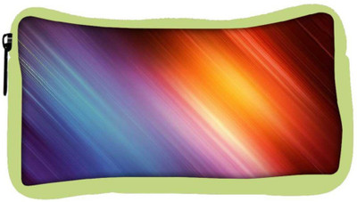 

Snoogg Eco Friendly Canvas Colourful Abstract Lines Designer Student Pen Pencil Case Coin Purse Pouch Cosmetic Makeup Bag (GREEN) Pouch(Multicolor)