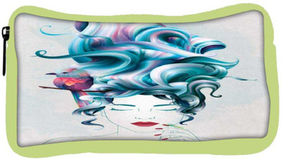 

Snoogg Eco Friendly Canvas Thinking Of Beauty Student Pen Pencil Case Coin Purse Pouch Cosmetic Makeup Bag (GREEN) Pouch(Multicolor)