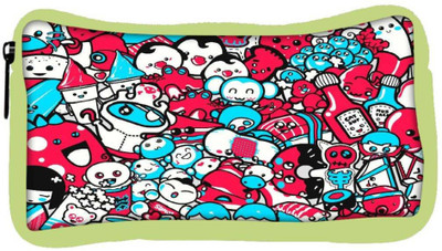 

Snoogg Eco Friendly Canvas Cute Characters Designer Student Pen Pencil Case Coin Purse Pouch Cosmetic Makeup Bag (GREEN) Pouch(Multicolor)
