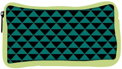 

Snoogg Eco Friendly Canvas Traingle Psyche Pattern Student Pen Pencil Case Coin Purse Pouch Cosmetic Makeup Bag (GREEN) Pouch(Multicolor)
