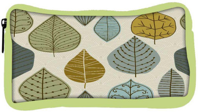 

Snoogg Eco Friendly Canvas Standing Leaves Designer Student Pen Pencil Case Coin Purse Pouch Cosmetic Makeup Bag (GREEN) Pouch(Multicolor)