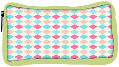 

Snoogg Eco Friendly Canvas Multicolor Blocks Designer Student Pen Pencil Case Coin Purse Pouch Cosmetic Makeup Bag (GREEN) Pouch(Multicolor)