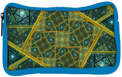 

Snoogg Eco Friendly Canvas Abstract Pattern Design Designer Student Pen Pencil Case Coin Purse Pouch Cosmetic Makeup Bag (BLUE) Pouch(Multicolor)