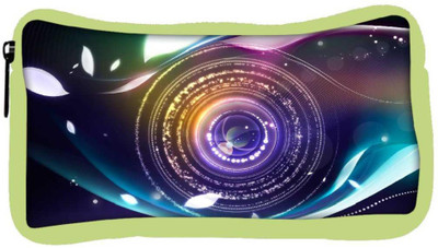 

Snoogg Eco Friendly Canvas Mechanism Of Eye Designer Student Pen Pencil Case Coin Purse Pouch Cosmetic Makeup Bag (GREEN) Pouch(Multicolor)