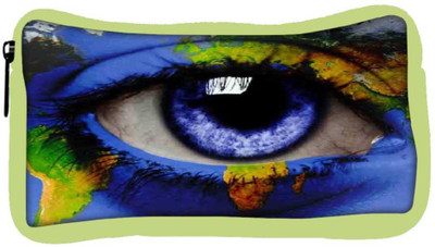 

Snoogg Eco Friendly Canvas World Map Around An Eye 2847 Student Pen Pencil Case Coin Purse Pouch Cosmetic Makeup Bag (GREEN) Pouch(Multicolor)