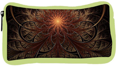 

Snoogg Eco Friendly Canvas Fractal Lines Abstract Designer Student Pen Pencil Case Coin Purse Pouch Cosmetic Makeup Bag (GREEN) Pouch(Multicolor)