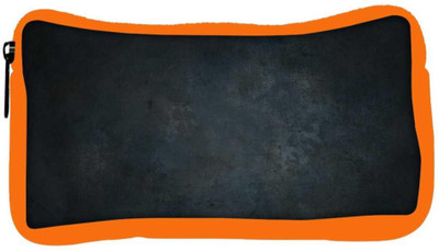 

Snoogg Eco Friendly Canvas Metal Textures Designer Student Pen Pencil Case Coin Purse Pouch Cosmetic Makeup Bag (ORANGE) Pouch(Multicolor)