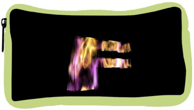 

Snoogg Eco Friendly Canvas Flaming 3D Letter Student Pen Pencil Case Coin Purse Pouch Cosmetic Makeup Bag (GREEN) Pouch(Multicolor)
