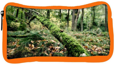 

Snoogg Eco Friendly Canvas Fallen Tree Designer Student Pen Pencil Case Coin Purse Pouch Cosmetic Makeup Bag (ORANGE) Pouch(Multicolor)