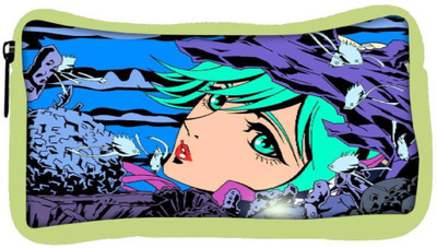

Snoogg Eco Friendly Canvas Mermaid Among 2657 Student Pen Pencil Case Coin Purse Pouch Cosmetic Makeup Bag (GREEN) Pouch(Multicolor)