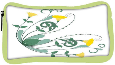 

Snoogg Eco Friendly Canvas Retro Floral Frame Corner Student Pen Pencil Case Coin Purse Pouch Cosmetic Makeup Bag (GREEN) Pouch(Multicolor)