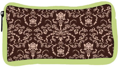 

Snoogg Eco Friendly Canvas Cream Pattern Designer Student Pen Pencil Case Coin Purse Pouch Cosmetic Makeup Bag (GREEN) Pouch(Multicolor)